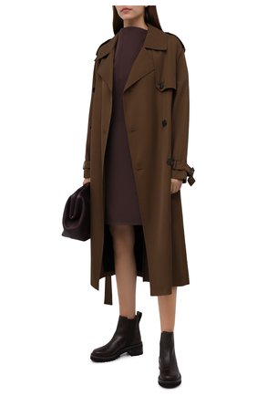 Женские кожаные ботинки mallory SEE BY CHLOÉ темно-коричневого цвета по цене 39950 руб., арт. SB33082A/14002 | Фото 2 Женские кожаные ботинки mallory SEE BY CHLOÉ темно-коричневого цвета, арт. SB33082A/14002 | Фото 2