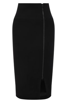 Женская шерстяная юбка TOM FORD черного цвета по цене 95950 руб., арт. GC5598-FAX431 | Фото 1 Женская шерстяная юбка TOM FORD черного цвета, арт. GC5598-FAX431 | Фото 1 (Материал внешний: Шерсть; Длина Ж (юбки, платья, шорты): До колена; Стили: Кэжуэл; Материал подклада: Шелк; Женское Кросс-КТ: Юбка-одежда, Юбка-карандаш)