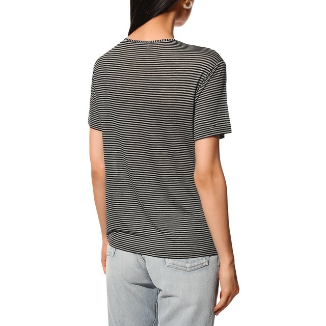 фото Футболка из вискозы saint laurent