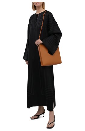 Женская шелковая туника TOTÊME черного цвета по цене 72500 руб., арт. 213-642-724 | Фото 2 Женская шелковая туника TOTÊME черного цвета, арт. 213-642-724 | Фото 2