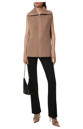 Женские кожаные ботильоны rockstud alcove VALENTINO бежевого цвета по цене 99500 руб., арт. WW2S0CQ0/CUS | Фото 2 Женские кожаные ботильоны rockstud alcove VALENTINO бежевого цвета, арт. WW2S0CQ0/CUS | Фото 2 (Подошва: Плоская; Материал внутренний: Натуральная кожа; Каблук высота: Высокий; Каблук тип: Шпилька)
