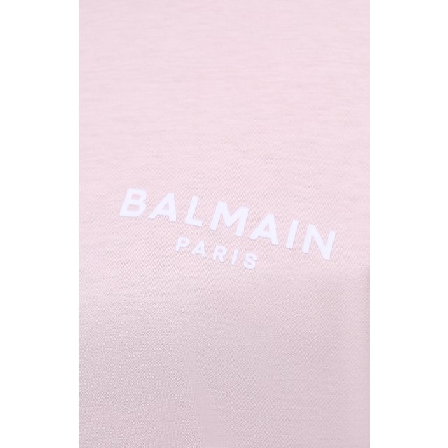 фото Хлопковая футболка balmain