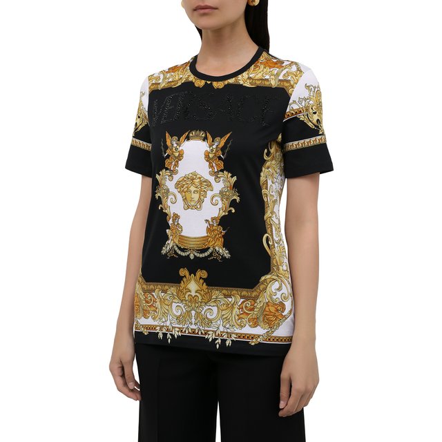 фото Хлопковая футболка versace