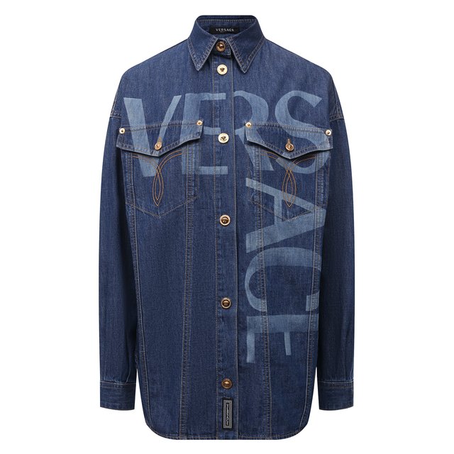 Джинсовая рубашка Versace