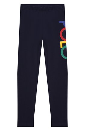 Детские хлопковые леггинсы POLO RALPH LAUREN синего цвета по цене 4870 руб., арт. 313844906 | Фото 1 Детские хлопковые леггинсы POLO RALPH LAUREN синего цвета, арт. 313844906 | Фото 1
