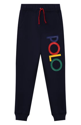 Детские хлопковые джоггеры POLO RALPH LAUREN темно-синего цвета по цене 7155 руб., арт. 323844799 | Фото 1 Детские хлопковые джоггеры POLO RALPH LAUREN темно-синего цвета, арт. 323844799 | Фото 1 (Материал внешний: Синтетический материал, Хлопок; Мальчики Кросс-КТ: Брюки-одежда, Брюки-спорт; Ростовка одежда: 10 - 11 лет | 140 - 146см, 9 лет | 134 см, 16 лет | 164 см)