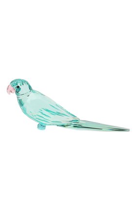 Скульптура blue parakeet SWAROVSKI бирюзового цвета, арт. 5574519 | Фото 1