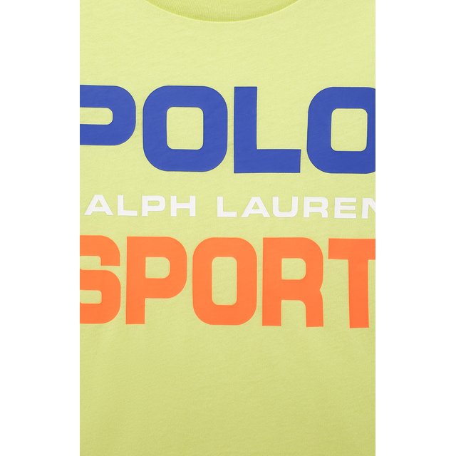 Хлопковая футболка Polo Ralph Lauren 313837718 Фото 3