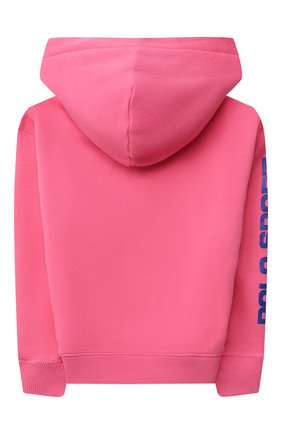 Детский хлопковое худи POLO RALPH LAUREN фуксия цвета по цене 8890 руб., арт. 313842313 | Фото 2 Детский хлопковое худи POLO RALPH LAUREN фуксия цвета, арт. 313842313 | Фото 2