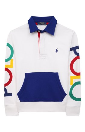 Детский хлопковый свитшот POLO RALPH LAUREN белого цвета по цене 8615 руб., арт. 323844803 | Фото 1 Детский хлопковый свитшот POLO RALPH LAUREN белого цвета, арт. 323844803 | Фото 1 (Материал внешний: Синтетический материал, Хлопок; Рукава: Длинные; Мальчики Кросс-КТ: Толстовка-одежда; Ростовка одежда: 13 - 15 лет | 158 см, 10 - 11 лет | 140 - 146см, 9 лет | 134 см, 16 лет | 164 см)