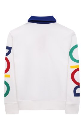 Детский хлопковый свитшот POLO RALPH LAUREN белого цвета по цене 8615 руб., арт. 323844803 | Фото 2 Детский хлопковый свитшот POLO RALPH LAUREN белого цвета, арт. 323844803 | Фото 2 (Материал внешний: Синтетический материал, Хлопок; Рукава: Длинные; Мальчики Кросс-КТ: Толстовка-одежда; Ростовка одежда: 13 - 15 лет | 158 см, 10 - 11 лет | 140 - 146см, 9 лет | 134 см, 16 лет | 164 см)