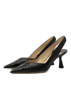Женские кожаные туфли liya 65 JIMMY CHOO черного цвета по цене 65900 руб., арт. LIYA 65/ZY0 | Фото 1 Женские кожаные туфли liya 65 JIMMY CHOO черного цвета, арт. LIYA 65/ZY0 | Фото 1