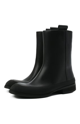 Женские кожаные полусапоги grunge THE ROW черного цвета по цене 142500 руб., арт. F1192-L65 | Фото 1 Женские кожаные полусапоги grunge THE ROW черного цвета, арт. F1192-L65 | Фото 1