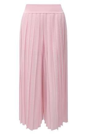 Женский кюлоты из вискозы BALMAIN светло-розового цвета по цене 242000 руб., арт. WF1PQ020/K249 | Фото 1 Женский кюлоты из вискозы BALMAIN светло-розового цвета, арт. WF1PQ020/K249 | Фото 1 (Материал подклада: Вискоза; Стили: Романтичный; Женское Кросс-КТ: Кюлоты-брюки; Длина (брюки, джинсы): Укороченные; Материал внешний: Вискоза)