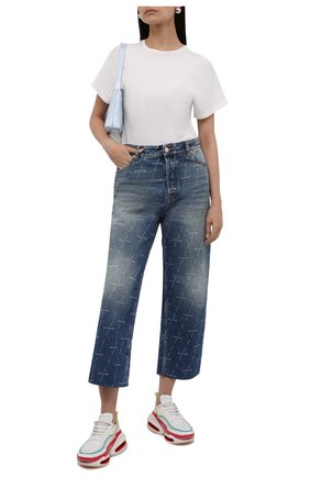 Женские комбинированные кроссовки b-bold BALMAIN разноцветного цвета по цене 79950 руб., арт. VN0VI541/LSFY | Фото 2 Женские комбинированные кроссовки b-bold BALMAIN разноцветного цвета, арт. VN0VI541/LSFY | Фото 2