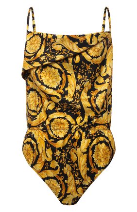 Женское шелковое боди VERSACE черного цвета по цене 48050 руб., арт. 1000616/A232999 | Фото 1 Женское шелковое боди VERSACE черного цвета, арт. 1000616/A232999 | Фото 1