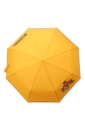 Женский складной зонт MOSCHINO желтого цвета, арт. 8031-0PENCL0SE | Фото 1 (Материал: Текстиль, Металл, Синтетический материал; Региональные ограничения белый список (Axapta Mercury): RU)