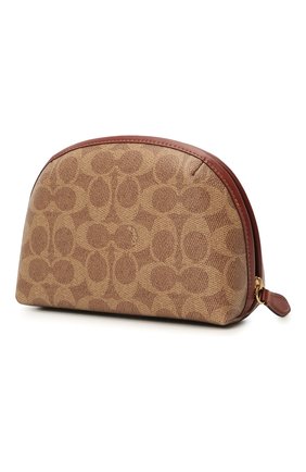 Женская косметичка COACH коричневого цвета по цене 7200 руб., арт. C4196 | Фото 2 Женская косметичка COACH коричневого цвета, арт. C4196 | Фото 2