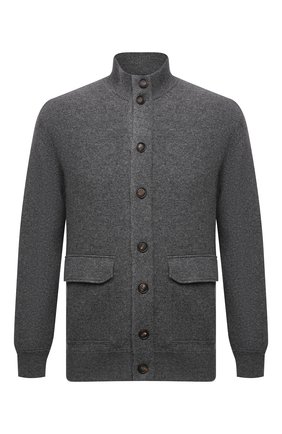 Мужской шерстяной кардиган BRUNELLO CUCINELLI серого цвета по цене 208500 руб., арт. M3610821 | Фото 1 Мужской шерстяной кардиган BRUNELLO CUCINELLI серого цвета, арт. M3610821 | Фото 1