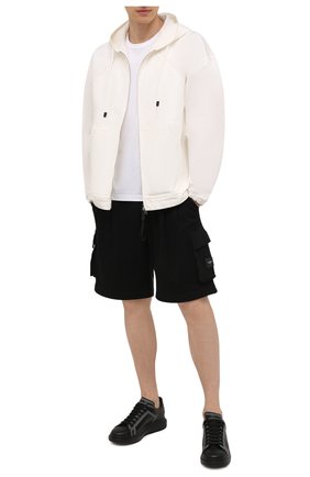 Мужские кожаные кеды ALEXANDER MCQUEEN черного цвета по цене 44100 руб., арт. 662639/WIA4V | Фото 2 Мужские кожаные кеды ALEXANDER MCQUEEN черного цвета, арт. 662639/WIA4V | Фото 2