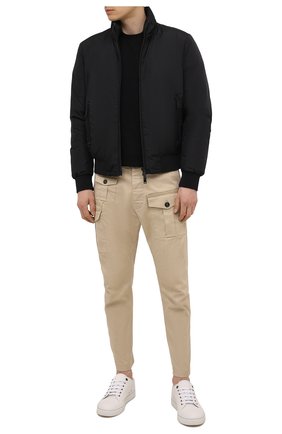 Мужской пуховый бомбер DSQUARED2 черного цвета по цене 55950 руб., арт. S79AM0025/S53817 | Фото 2 Мужской пуховый бомбер DSQUARED2 черного цвета, арт. S79AM0025/S53817 | Фото 2