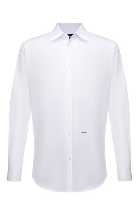 Мужская хлопковая сорочка DSQUARED2 белого цвета по цене 27450 руб., арт. S74DM0542/S36275 | Фото 1 Мужская хлопковая сорочка DSQUARED2 белого цвета, арт. S74DM0542/S36275 | Фото 1