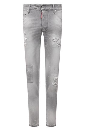Мужские джинсы DSQUARED2 светло-серого цвета по цене 49600 руб., арт. S74LB0988/S30260 | Фото 1 Мужские джинсы DSQUARED2 светло-серого цвета, арт. S74LB0988/S30260 | Фото 1