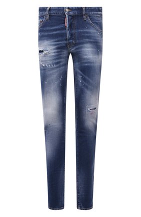 Мужские джинсы DSQUARED2 синего цвета по цене 49600 руб., арт. S74LB1016/S30663 | Фото 1 Мужские джинсы DSQUARED2 синего цвета, арт. S74LB1016/S30663 | Фото 1
