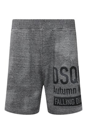 Мужские хлопковые шорты DSQUARED2 серого цвета по цене 74950 руб., арт. S74MU0676/S25477 | Фото 1 Мужские хлопковые шорты DSQUARED2 серого цвета, арт. S74MU0676/S25477 | Фото 1