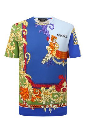 Мужская хлопковая футболка VERSACE разноцветного цвета по цене 47450 руб., арт. A76113/1A01248 | Фото 1 Мужская хлопковая футболка VERSACE разноцветного цвета, арт. A76113/1A01248 | Фото 1