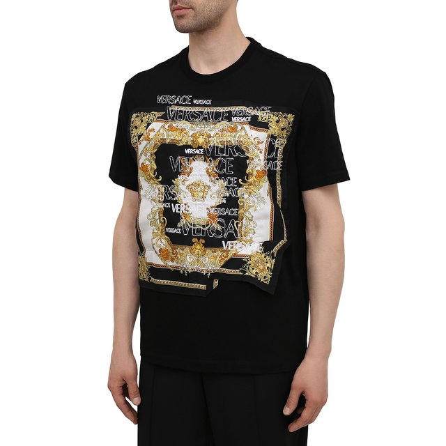 фото Хлопковая футболка versace
