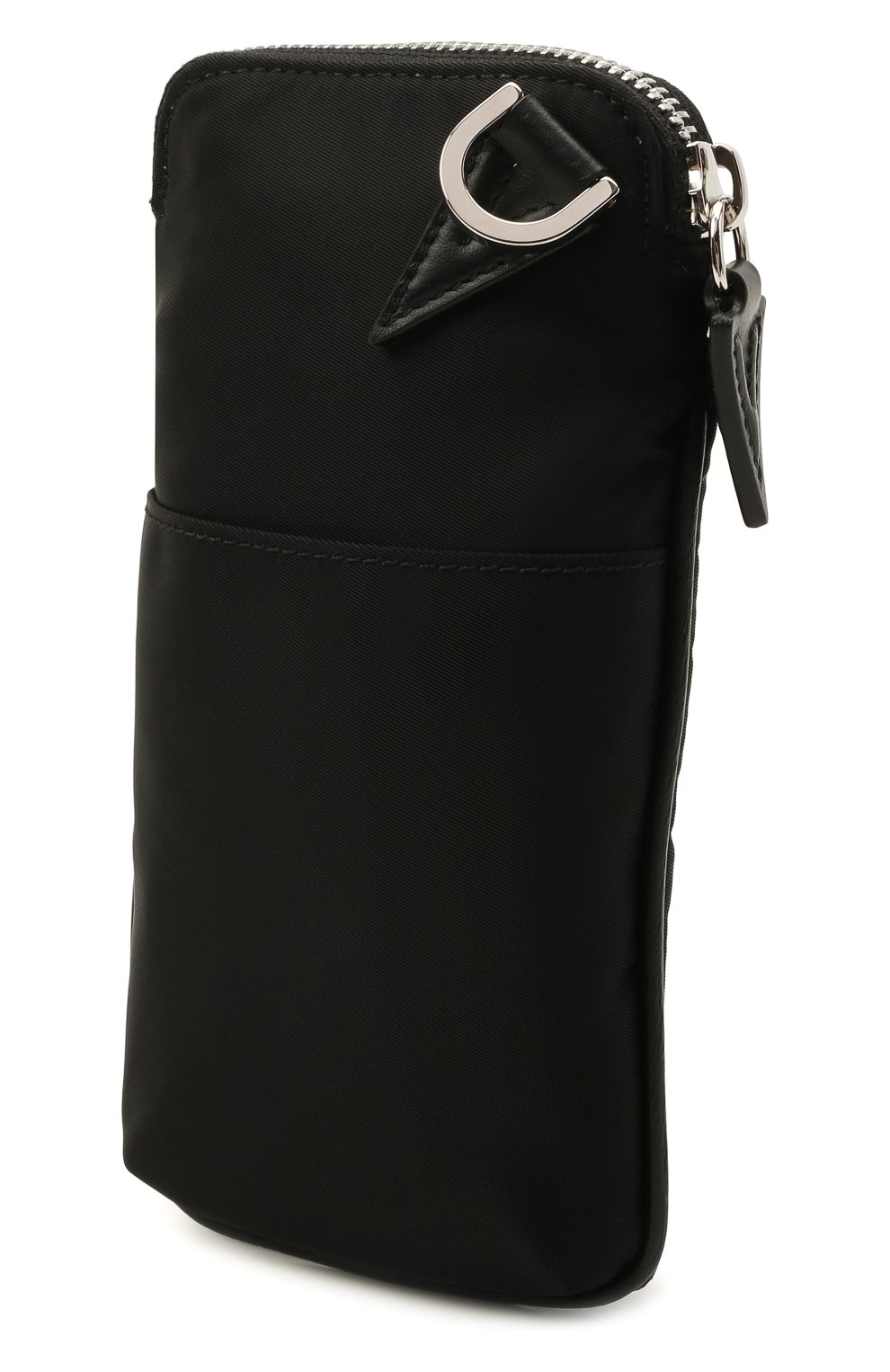 Мужская текстильная сумка VERSACE черного цвета, арт. 1000729/DNY8ME | Фото 3 (Размер: mini; Ремень/цепочка: На ремешке; Материал: Текстиль)