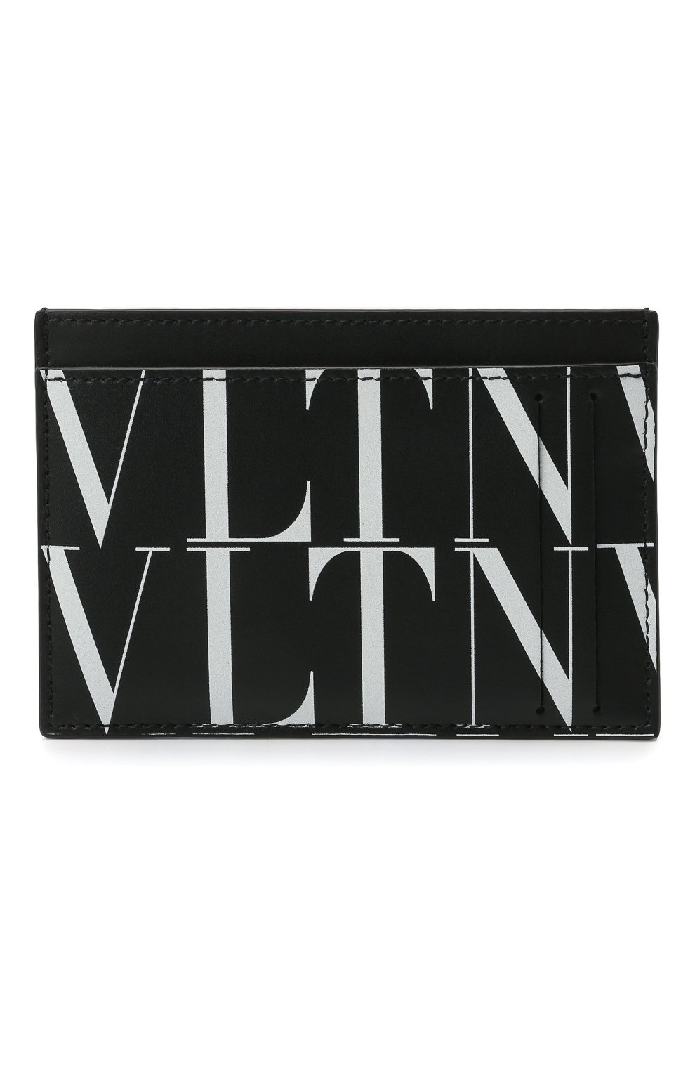 Мужской кожаный футляр для кредитных карт VALENTINO черного цвета, арт. WY2P0S38/GTC | Фото 1
