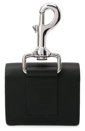 Кожаный чехол для airpods pro VALENTINO черного цвета, арт. WY2P0S18/LVN | Фото 2 (Материал: Натуральная кожа; Женское Кросс-КТ: Кожа AirPods)