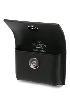 Кожаный чехол для airpods pro VALENTINO черного цвета, арт. WY2P0S18/LVN | Фото 3 (Материал: Натуральная кожа; Женское Кросс-КТ: Кожа AirPods)