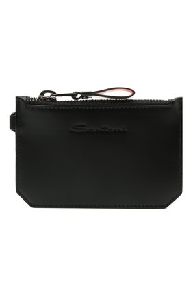 Мужская кожаный футляр для ключей SANTONI черного цвета по цене 16050 руб., арт. UFPPA2126F0-GRT0N01 | Фото 1 Мужская кожаный футляр для ключей SANTONI черного цвета, арт. UFPPA2126F0-GRT0N01 | Фото 1