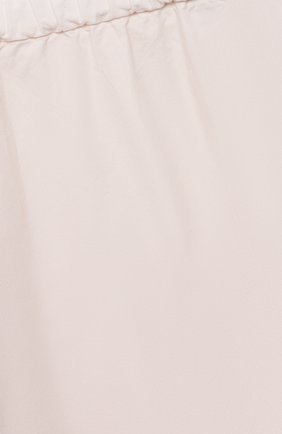 Детские хлопковые брюки BONPOINT светло-розового цвета, арт. S01ZPAWO0402(021)_842851 | Фото 3 (Материал внешний: Хлопок; Ростовка одежда: 9 мес | 74 см)