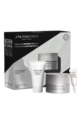 Мужское набор total age-defense program (3x30ml) SHISEIDO бесцветного цвета по цене 6500 руб., арт. SE3798SH | Фото 1 Мужское набор total age-defense program (3x30ml) SHISEIDO бесцветного цвета, арт. SE3798SH | Фото 1