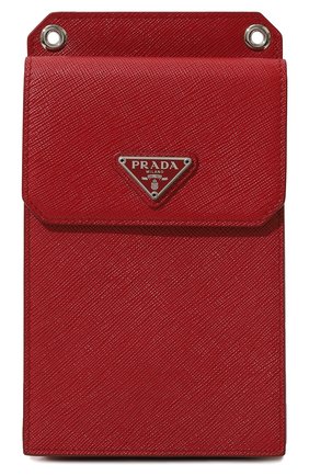 Кожаный чехол для iphone PRADA красного цвета по цене 66000 руб., арт. 2ZH068-053-F068Z | Фото 1 Кожаный чехол для iphone PRADA красного цвета, арт. 2ZH068-053-F068Z | Фото 1