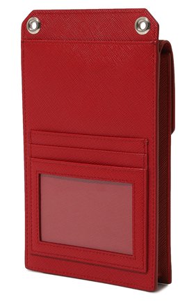 Кожаный чехол для iphone PRADA красного цвета по цене 66000 руб., арт. 2ZH068-053-F068Z | Фото 2 Кожаный чехол для iphone PRADA красного цвета, арт. 2ZH068-053-F068Z | Фото 2