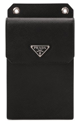 Кожаный чехол для iphone PRADA черного цвета по цене 66000 руб., арт. 2ZH068-053-F0002 | Фото 1 Кожаный чехол для iphone PRADA черного цвета, арт. 2ZH068-053-F0002 | Фото 1