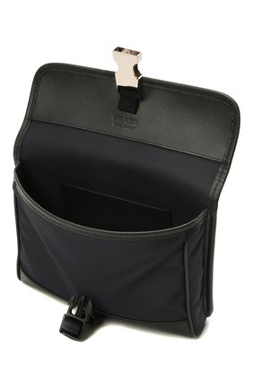 Чехол для iphone PRADA темно-синего цвета по цене 88000 руб., арт. 2ZH108-2DMH-F0008 | Фото 5 Чехол для iphone PRADA темно-синего цвета, арт. 2ZH108-2DMH-F0008 | Фото 5 (Материал: Текстиль)