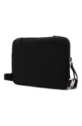 Мужская сумка PRADA черного цвета, арт. 2VL036-2DUG-F0002-OOO | Фото 4 (Размер: mini; Ремень/цепочка: На ремешке; Материал: Текстиль)