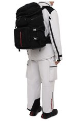 Мужской текстильный рюкзак PRADA черного цвета, арт. 2VZ086-2DUG-F0002-OOO | Фото 3 (Материал: Текстиль; Сумки-технические: Рюкзаки - большие; Размер: large)