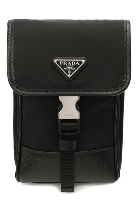Чехол для iphone PRADA черного цвета по цене 62000 руб., арт. 2ZH109-2DMH-F0002 | Фото 1 Чехол для iphone PRADA черного цвета, арт. 2ZH109-2DMH-F0002 | Фото 1