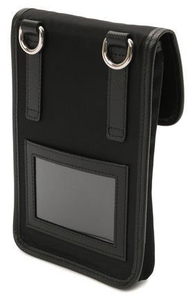 Чехол для iphone PRADA черного цвета по цене 62000 руб., арт. 2ZH109-2DMH-F0002 | Фото 2 Чехол для iphone PRADA черного цвета, арт. 2ZH109-2DMH-F0002 | Фото 2