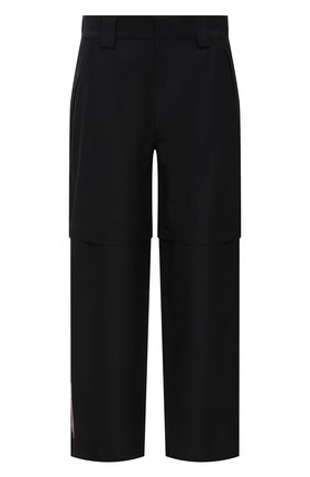 Мужские брюки PRADA черного цвета по цене 135000 руб., арт. SPH55-1V94-F0002-201 | Фото 1
