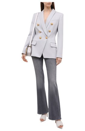Женские джинсы 7 FOR ALL MANKIND серого цвета по цене 24100 руб., арт. JSQNR860GN | Фото 2 Женские джинсы 7 FOR ALL MANKIND серого цвета, арт. JSQNR860GN | Фото 2