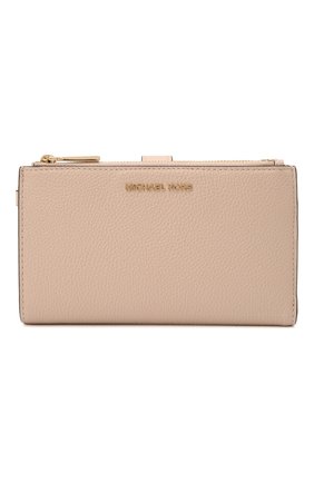 Женские кожаный кошелек jet set MICHAEL MICHAEL KORS бежевого цвета по цене 13500 руб., арт. 34F9GAFW4L | Фото 1 Женские кожаный кошелек jet set MICHAEL MICHAEL KORS бежевого цвета, арт. 34F9GAFW4L | Фото 1
