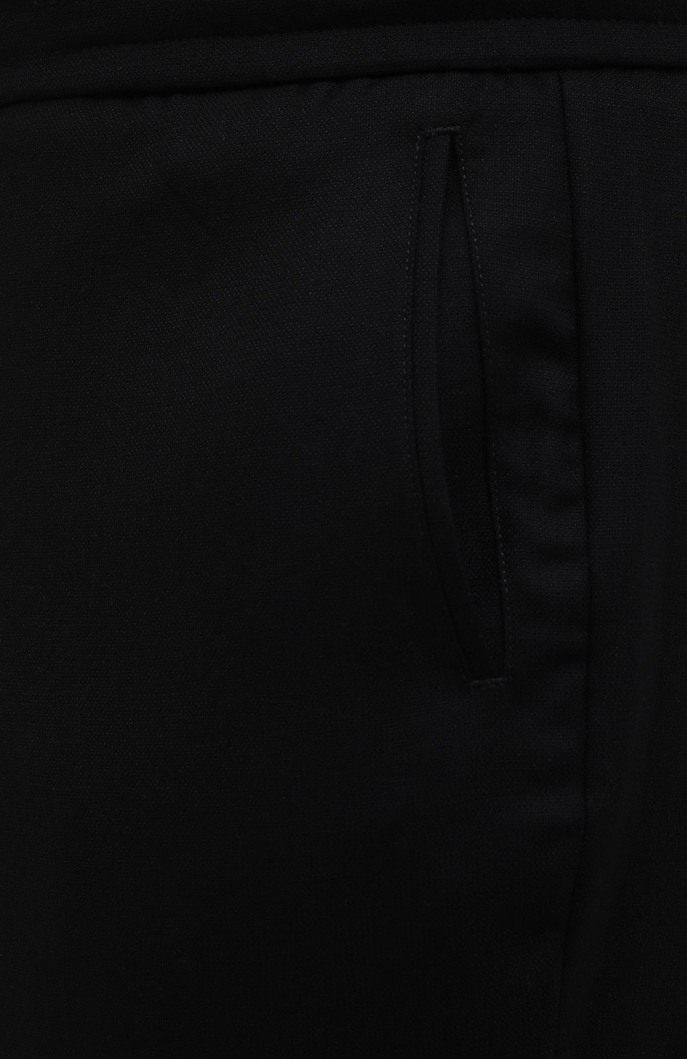 Мужские брюки из шерсти и кашемира MARCO PESCAROLO черного цвета, арт. CHIAIAM/ZIP+SFILA/4438 | Фото 5 (Материал внешний: Шерсть, Кашемир; Длина (брюки, джинсы): Стандартные; Случай: Повседневный; Стили: Кэжуэл)